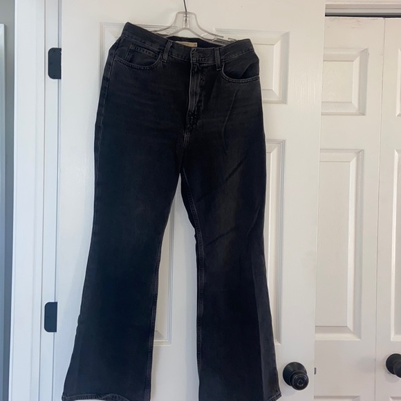 Levi’s women’s 70’s high flare black jeans size 28 - Picture 1 of 4